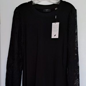 Tahari top with long sleeves.